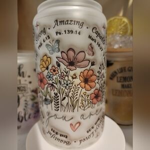 Handcrafted glass tumbler